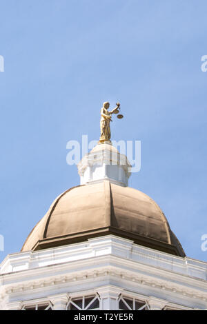 La Jackson County Courthouse è un emblematico edificio storico che è stato rinnovato e ora ospita molte organizzazioni comunitarie. Foto Stock