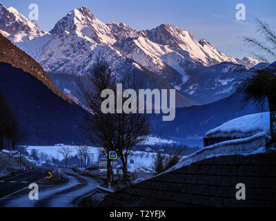 Lechtaler Alpen, Gurgltal bei Tarrenz Bezirk Imst, tirol, Österreich, Europa Lechtal Alpi, Gurgltal vicino a Tarrenz, distrettuale Imst, Tirolo, Austria, Europ Foto Stock