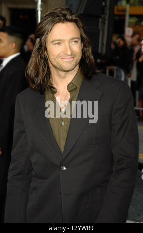 Hugh Jackman alla premiere di 'X2: X-Uomini uniti" tenutasi presso il Teatro Cinese di Los Angeles, CA, 28 aprile 2003. Photo credit: SBM / PictureLux Riferimento File # 33790 690SBMPLX Foto Stock