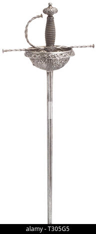 Armi, spade, Rapier, secolo XVII, Additional-Rights-Clearance-Info-Not-Available Foto Stock