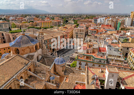 Murcia Spagna vista aerea panorama dalla Torre della cattedrale Foto Stock