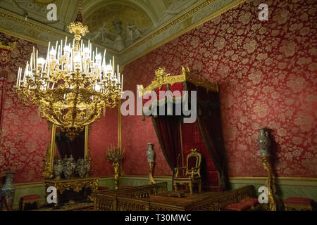 Firenze, Italia - 26 Giugno 2018: vista panoramica di interni e di arti di Palazzo Pitti (Palazzo Pitti) è nel palazzo di Firenze. Si trova su South si Foto Stock