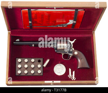 Armi di piccolo calibro, revolver Colt singola azione Sesquicentennial esercito, calibro .45, 2005, Additional-Rights-Clearance-Info-Not-Available Foto Stock