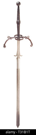 Armi, spade, Rapier, secolo XVII, Additional-Rights-Clearance-Info-Not-Available Foto Stock