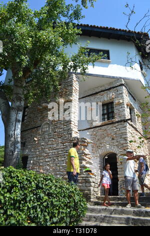 Estate Palazzo della Regina Marie & Giardini Botanici, Balchik Bulgaria, completato nel 1926 da re Ferdinando di Romania per sua moglie inglese Regina Marie Foto Stock