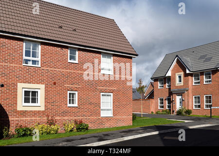 Nuovo alloggiamento immobili Mansfield,UK. Foto Stock