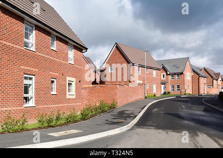 Nuovo alloggiamento immobili Mansfield,UK. Foto Stock