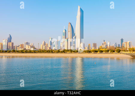 Architettura di Kuwait City. Kuwait City in Kuwait. Foto Stock