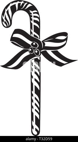 Candy Cane illustrazione Illustrazione Vettoriale