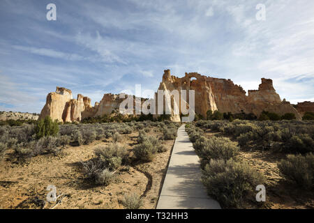 Grosvenor Arch, Scalone Escalante National Park nello Utah Foto Stock