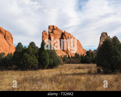 Giardino degli Dei in Colorado Springs, Colorado Foto Stock