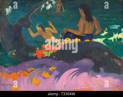 Paul Gauguin (francese, 1848 - 1903), Fatata te Miti (sul mare), 1892, olio su tela, Foto Stock