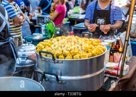 Vista del mercato in Phuket citta vecchia Foto Stock