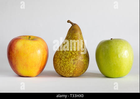 Frutta, POMACEE Mele, pere, Foto Stock