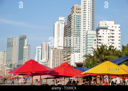 Cartagena Colombia,Bocagrande,grattacieli grattacieli edificio edifici condominio residenziale appartamenti alloggio, costruzione di appartamenti Foto Stock