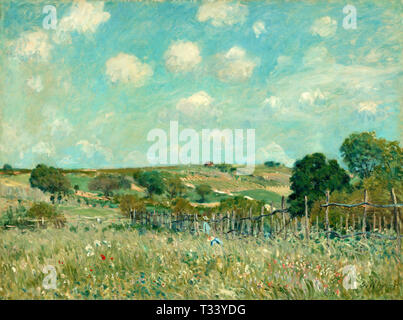 Alfred Sisley (francese, 1839 - 1899), Prato, 1875, olio su tela Foto Stock