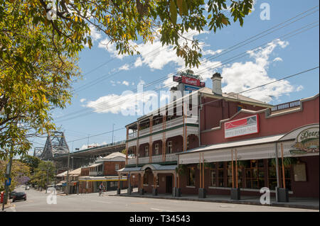 Vie di Brisbane, Queensland, Australia Foto Stock