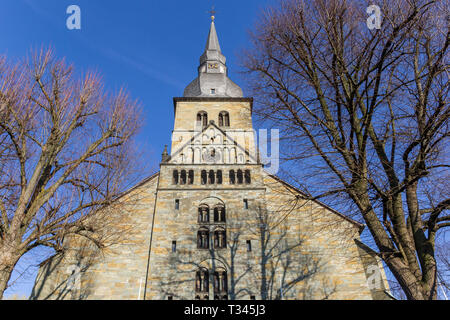 Torre di San Walburga chiesa di Werl, Germania Foto Stock