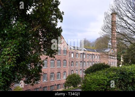 Quarry Bank Mill di cotone Foto Stock