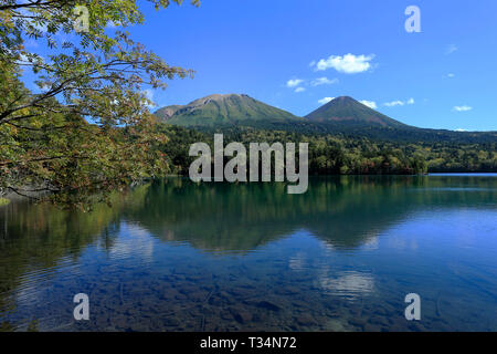 Onetto Lago Akan Mashu National Park, Hokkaido, Giappone Foto Stock