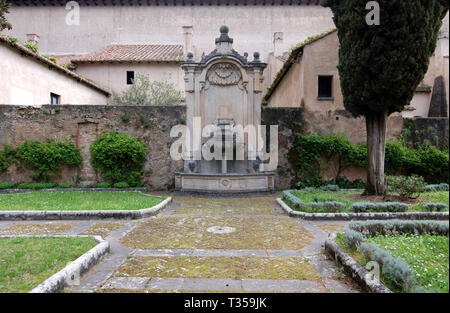 Ambienti suggestivi ed interessanti dettagli di Saint Lawrence certosa certosa di San Lorenzo a Padula provincia di Salerno Italia Foto Stock