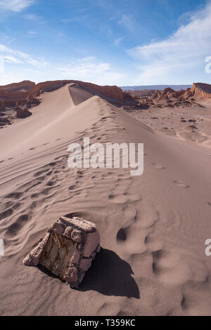 Viste in Val de la Luna san pedro deserto di Atacama Cile Foto Stock