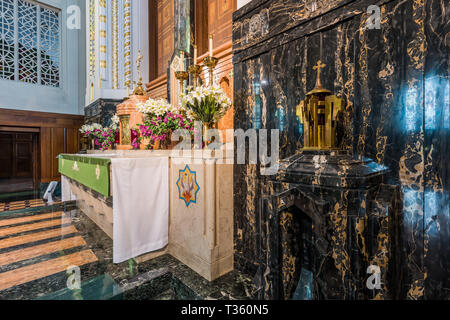 Interno di san Venceslao chiesa cattolica romana Foto Stock