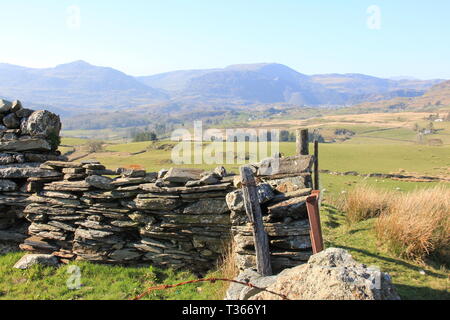 La crociera attraverso il Galles del Nord Foto Stock