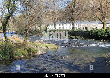 Beddgelert in Snowdonia Foto Stock