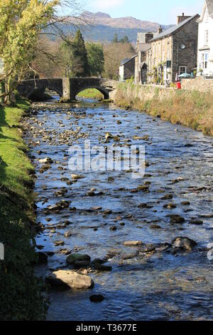 Beddgelert in Snowdonia Foto Stock