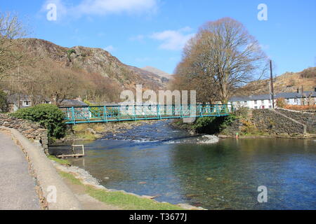 Beddgelert in Snowdonia Foto Stock