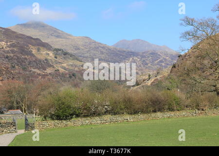 Beddgelert in Snowdonia Foto Stock