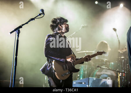 Bologna, Italia. 05 apr, 2019. Canova, la band italiana da Milano, eseguito  nell'ultimo concerto dei