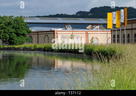 Meurthe canal, Nancy Lorraine, Grand-Est, Francia Foto Stock