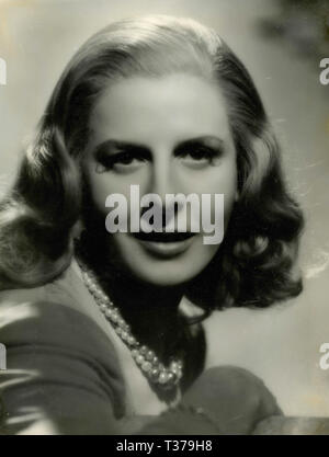 Attrice italiana Ruby Dalma, 1942 Foto Stock