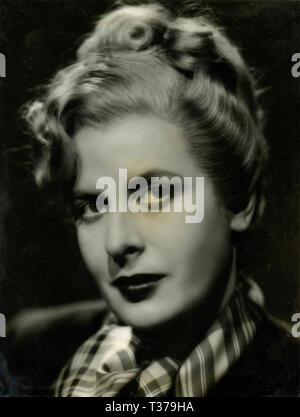Attrice italiana Ruby Dalma, 1942 Foto Stock