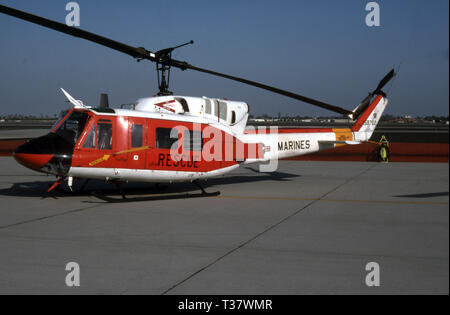 USMC United States Marine Corps Bell UH-1N Foto Stock