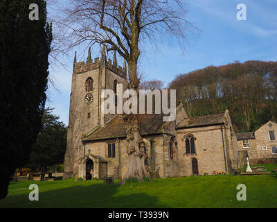 St Christopher's Chiesa, Pott Shrigley, Cheshire, Regno Unito Foto Stock