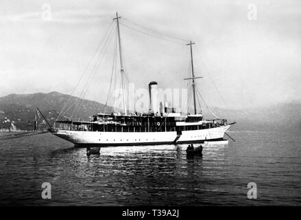 Elettra marconi nave, 1936 Foto Stock