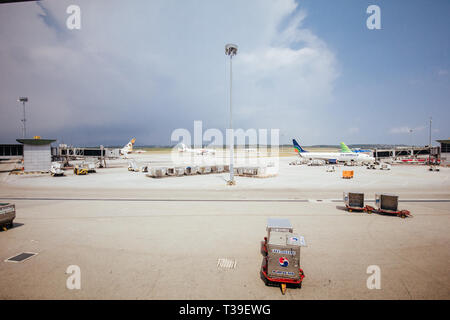 Melbourne, Australia - 23 Marzo 2019: US-Bangla Airlines presso l'Aeroporto Internazionale di Kuala Lumpur in Malesia Foto Stock