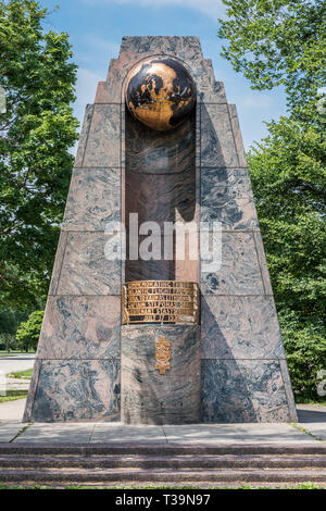 Dario e Girenus monumento in Marquette Park Foto Stock