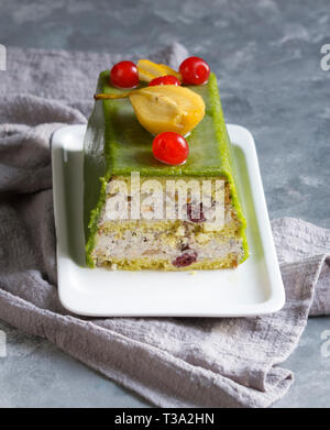 Cassata siciliana, concetto di pasqua Foto Stock