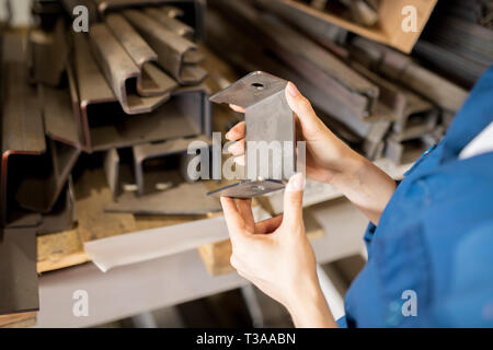 Metallico parte di ricambio Foto Stock