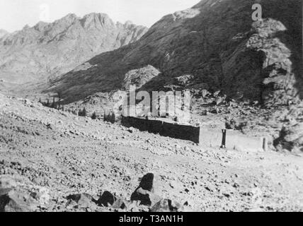 Penisola del Sinai, Saint Catherine Monastero, 1913 Foto Stock