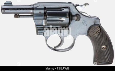 Armi di piccolo calibro, revolver Colt positivo di polizia, calibro .32, Additional-Rights-Clearance-Info-Not-Available Foto Stock