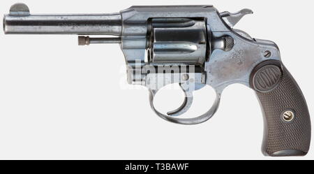 Armi di piccolo calibro, revolver Colt positivo di polizia, calibro .32, No-Exclusive-uso | Editorial-Use-solo Foto Stock