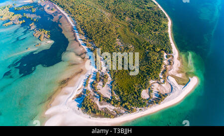 Utende zona spiaggia, mafia island Foto Stock
