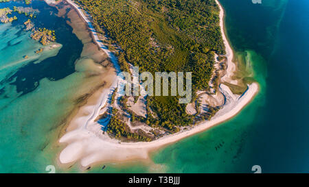 Utende zona spiaggia, mafia island Foto Stock