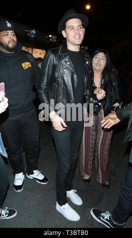 G-Eazy assiste le stelle e scioperi Celebrity Bowling e il torneo di poker al Pinz Bowling con: G-Eazy, Gerald Earl Gillum dove: Studio City , California, Stati Uniti quando: 07 Mar 2019 Credit: Guillermo Proano/WENN.com Foto Stock