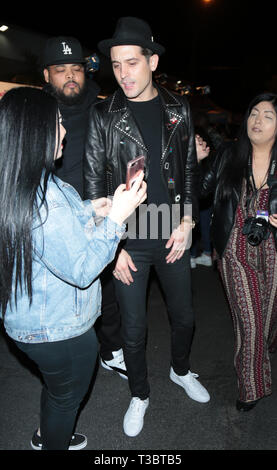 G-Eazy assiste le stelle e scioperi Celebrity Bowling e il torneo di poker al Pinz Bowling con: G-Eazy, Gerald Earl Gillum dove: Studio City , California, Stati Uniti quando: 07 Mar 2019 Credit: Guillermo Proano/WENN.com Foto Stock